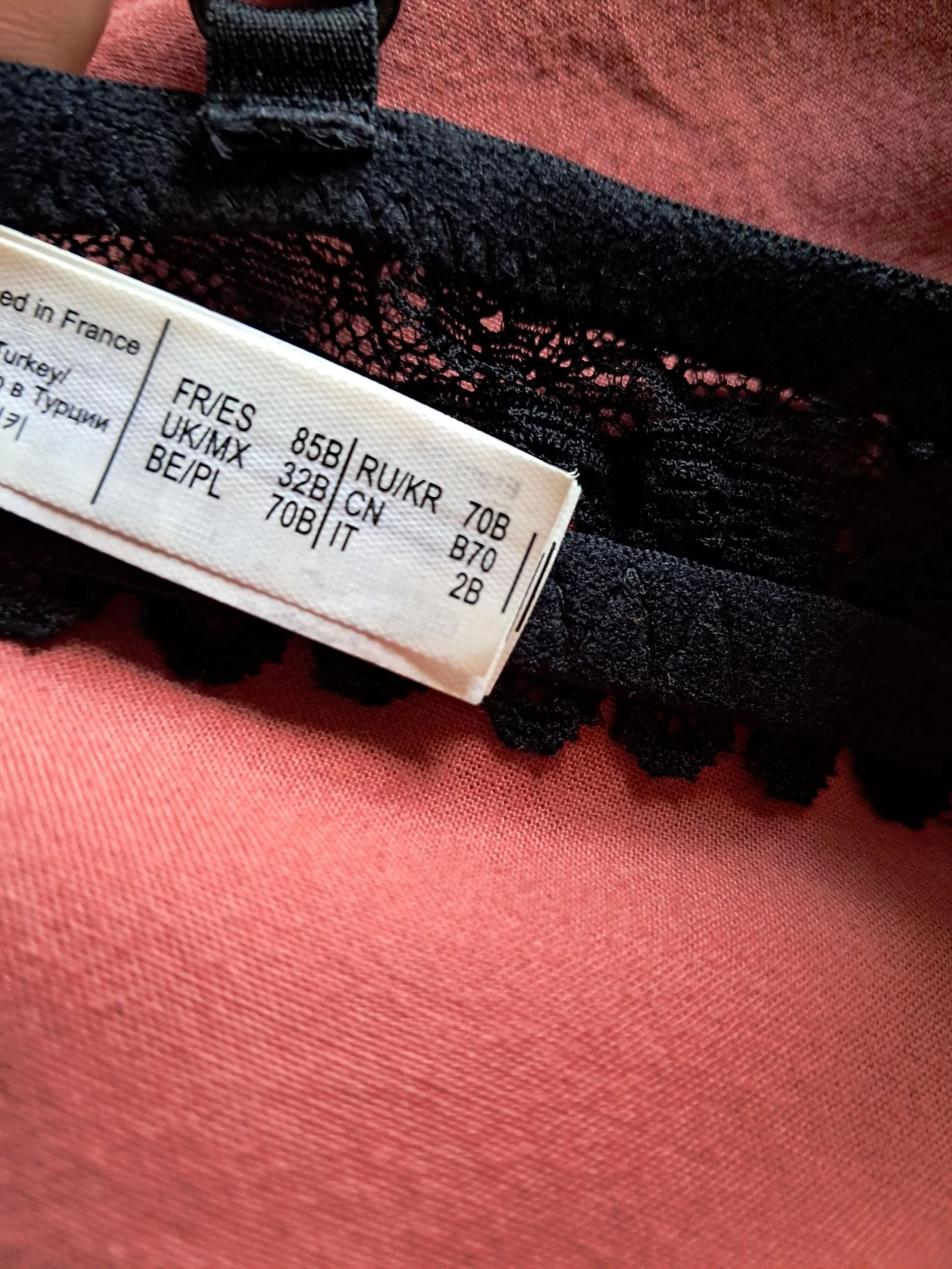 Sujetador 85B Etam negro de encaje casi nuevo – photo 7
